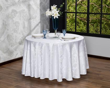 Imagem de Toalha de mesa redonda jacar 2,80m festa buffet eventos