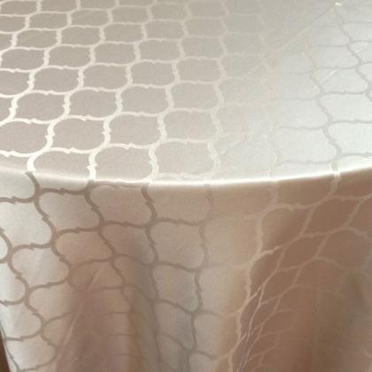 Imagem de Toalha De Mesa Redonda Jacquard 2,80