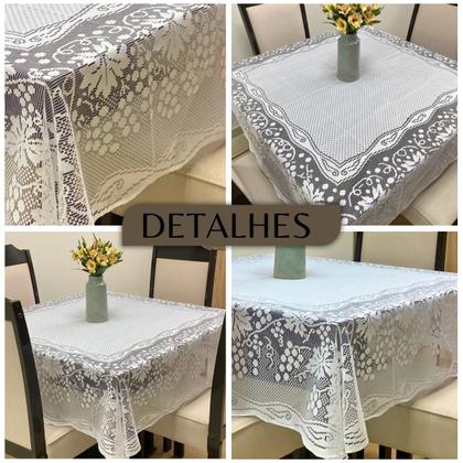 Imagem de Toalha de Mesa Renda 4 Cadeiras 1,60x1,60