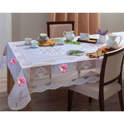 Imagem de Toalha de Mesa Renda 6 Lugares Escolha Sua Estampa !!