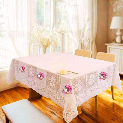 Imagem de Toalha de Mesa Renda 6 Lugares Escolha Sua Estampa !!