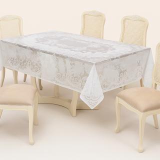 Imagem de Toalha de Mesa Renda Rosas Retangular 8 lugares Lepper