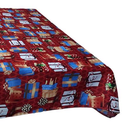 Imagem de toalha de mesa retangular 06 lugares tecido estampado (fazendinha)