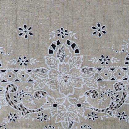 Imagem de Toalha de Mesa Retangular 10 Lugares 3,00 x 1,45M Tecido Linhão Premium