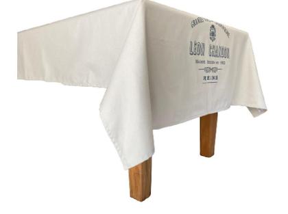 Imagem de Toalha De Mesa Retangular 10 Lugares 300X160Cm Champagne