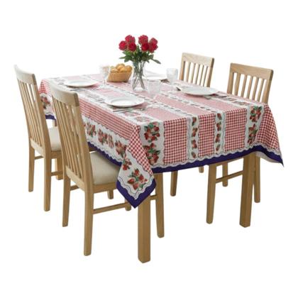 Imagem de Toalha de mesa retangular 10 lugares plástica térmica estampada