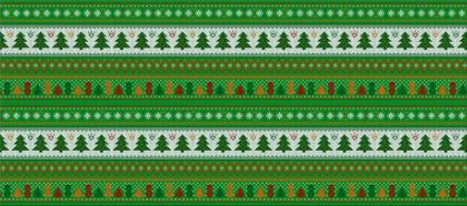 Imagem de Toalha De Mesa Retangular 10 Lugares Tecido Oxford Árvores de Natal Textura Bordado Verde - 320x140cm