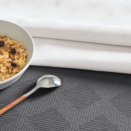 Imagem de Toalha de Mesa Retangular 12 Lugares Karsten Grafite