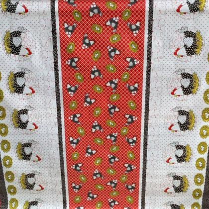 Imagem de Toalha de mesa retangular 4 6 8 10 lugares plástica térmica estampada