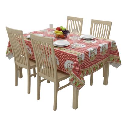 Imagem de Toalha de mesa retangular 4 6 8 10 lugares plástica térmica estampada