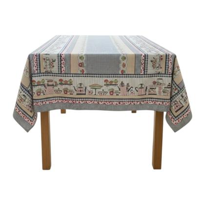 Imagem de Toalha de mesa retangular 4 lugares plástica térmica estampada