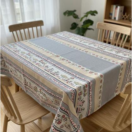 Imagem de Toalha de mesa retangular 4 lugares plástica térmica estampada