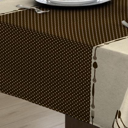 Imagem de Toalha de Mesa Retangular 6 Cadeiras Tecido Linhão Área Gourmet Varias Cores