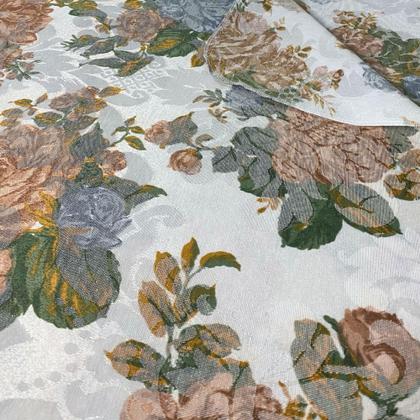 Imagem de Toalha de Mesa Retangular 6 e 8 Lugares Jacquard Medalhão
