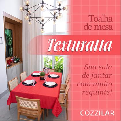 Imagem de Toalha de Mesa Retangular 6 Lugares Texturatta 2,10 x 1,50