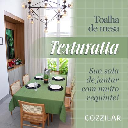 Imagem de Toalha de Mesa Retangular 6 Lugares Texturatta 2,10 x 1,50