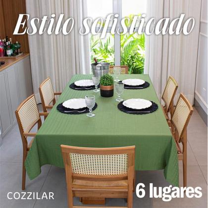Imagem de Toalha de Mesa Retangular 6 Lugares Texturatta 2,10 x 1,50