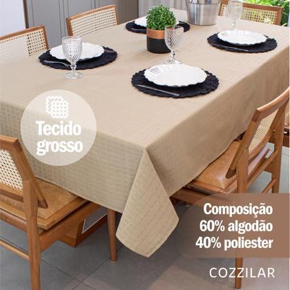 Imagem de Toalha de Mesa Retangular 6 Lugares Texturatta 2,10 x 1,50