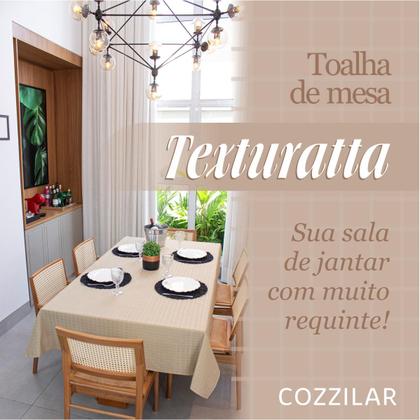 Imagem de Toalha de Mesa Retangular 6 Lugares Texturatta 2,10 x 1,50