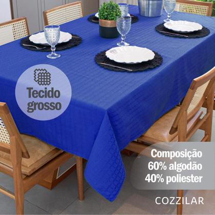 Imagem de Toalha de Mesa Retangular 6 Lugares Texturatta 2,10 x 1,50