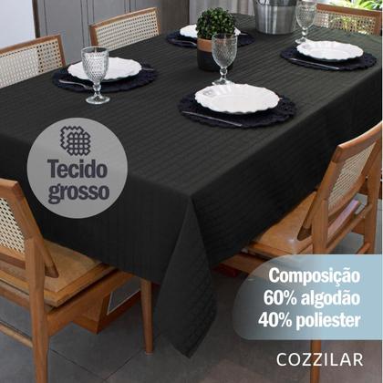 Imagem de Toalha de Mesa Retangular 6 Lugares Texturatta 2,10 x 1,50