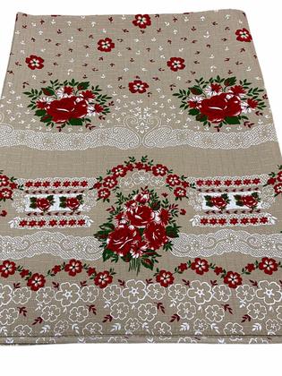 Imagem de Toalha de Mesa Retangular 8 Lugares 2,50 x 1,45cm Tecido Linhão Luxo Algodão