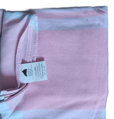 Imagem de Toalha de Mesa Retangular 8 Lugares Colibri Listrada Santa Sofia 140x300