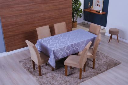 Imagem de Toalha De Mesa Retangular 8 Lugares Jacquard 1,35X2,60
