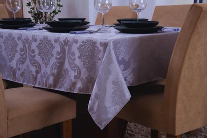 Imagem de Toalha De Mesa Retangular 8 Lugares Jacquard 1,35X2,60