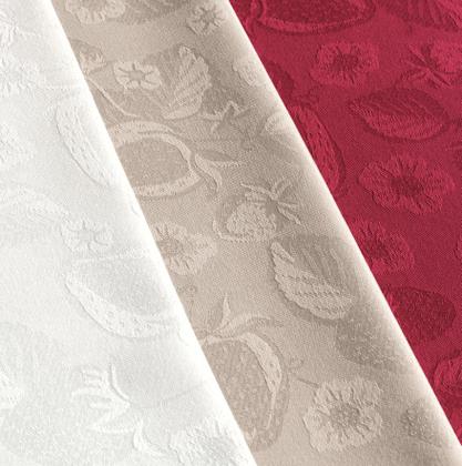 Imagem de Toalha de Mesa Retangular 8 Lugares Jacquard Beatrice Salmão Karsten