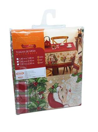 Imagem de Toalha de Mesa Retangular 8 Lugares Noite Feliz Natal Lepper