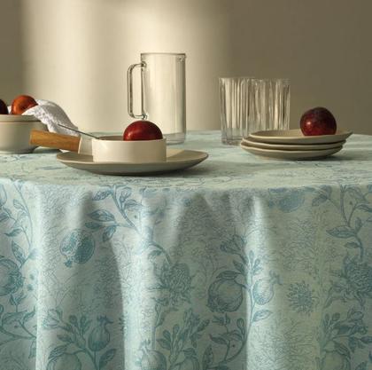 Imagem de Toalha de Mesa Retangular 8 Lugares Sempre Limpa Roman Bege Karsten