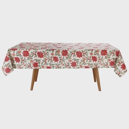 Imagem de Toalha de mesa retangular döhler natal 106 160x240cm para 8 lugares