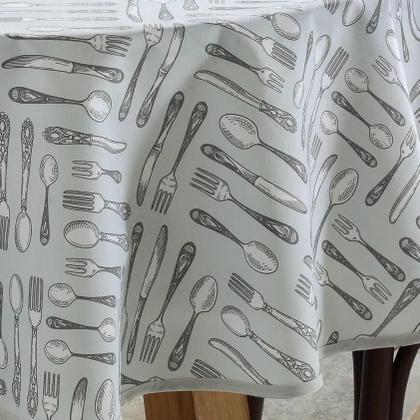 Imagem de Toalha de mesa retangular dol clean athenas ellie 160x250 para 8 lugares