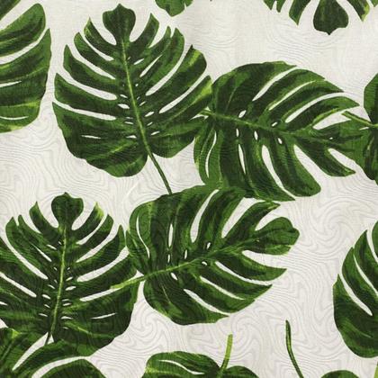 Imagem de Toalha De Mesa Retangular Estampada Folhagens