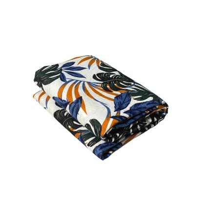 Imagem de Toalha De Mesa Retangular Estampada Folhagens