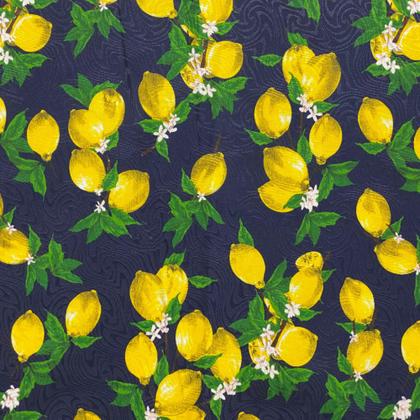 Imagem de Toalha De Mesa Retangular Estampada Limão