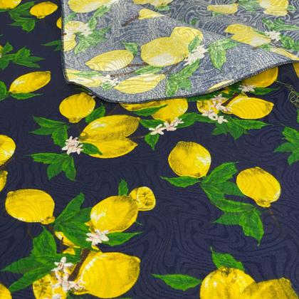 Imagem de Toalha De Mesa Retangular Estampada Limão