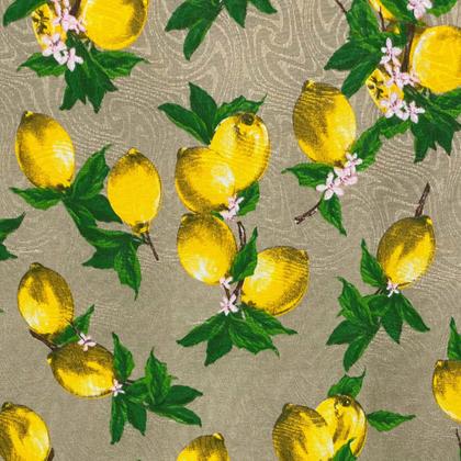 Imagem de Toalha De Mesa Retangular Estampada Limão