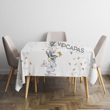 Imagem de Toalha De Mesa Retangular Impermeavel Termica 6 Lugares