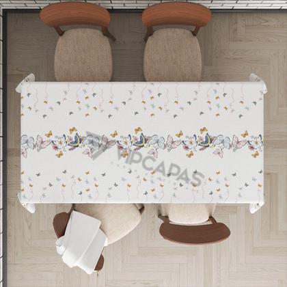 Imagem de Toalha De Mesa Retangular Impermeavel Termica 6 Lugares