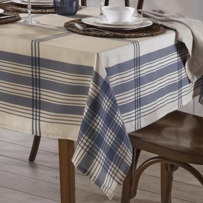 Imagem de Toalha de Mesa Retangular Limpa Fácil Döhler Clean Luna 8 Lugares 160 x 270 cm