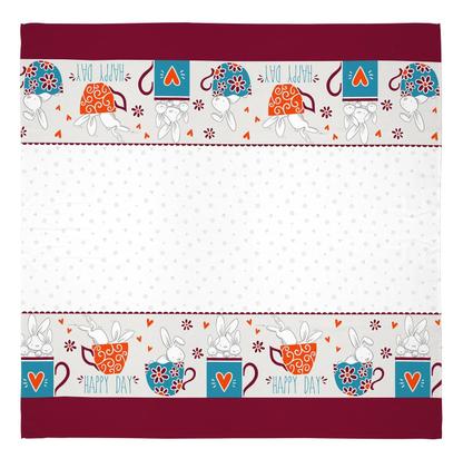 Imagem de Toalha de mesa Retangular Teka 8 lugares Basic Happy Day