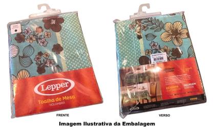 Imagem de Toalha de Mesa Sálvia Floral 1,40x2,10m 6 Lugares Lepper