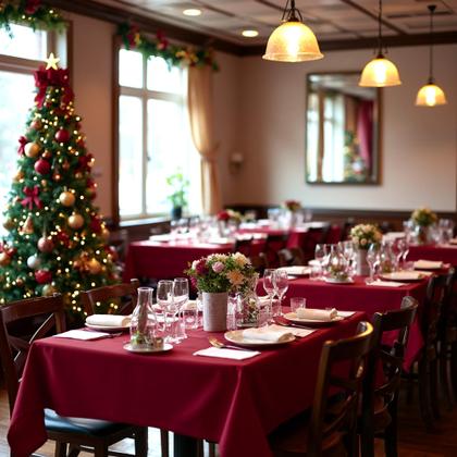 Imagem de Toalha de mesa sancua quadrada 85x85cm, poliéster cor de vinho, pacote com 2 unidades