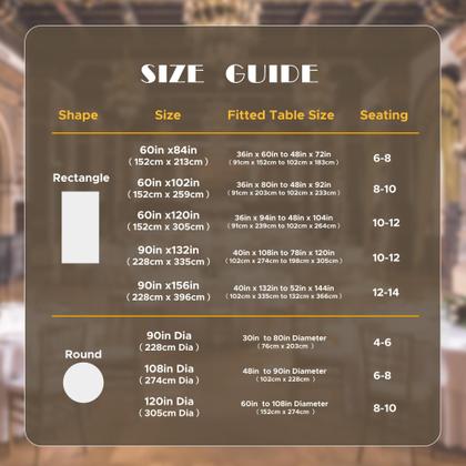 Imagem de Toalha de mesa sancua redonda 120 cm de poliéster preto (pacote com 6)