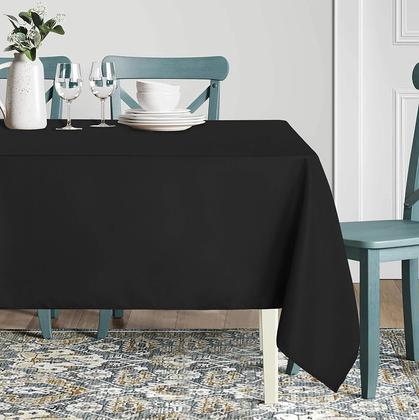 Imagem de Toalha de mesa sancua Retangular 152 x 213 cm Poliéster Preto