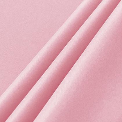 Imagem de Toalha de mesa sancua rosa poliéster 152x259cm para mesa de 6 pés, pacote com 2