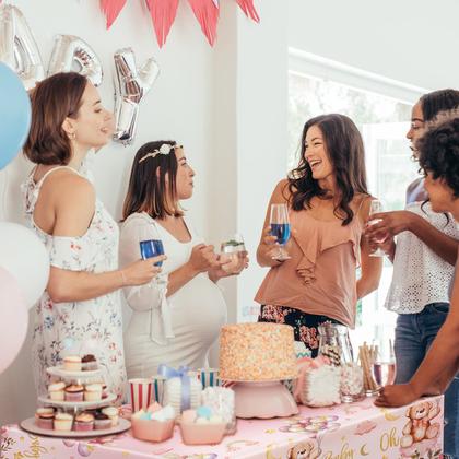 Imagem de Toalha de mesa Tatuo Teddy Bear Baby Shower Plastic 137 x 274 cm, pacote com 3