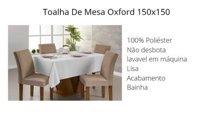 Imagem de Toalha de Mesa TECIDO GROSSO Oxford Liso 1,50M x 2,00M Retangular com Bainha Cores Vivas